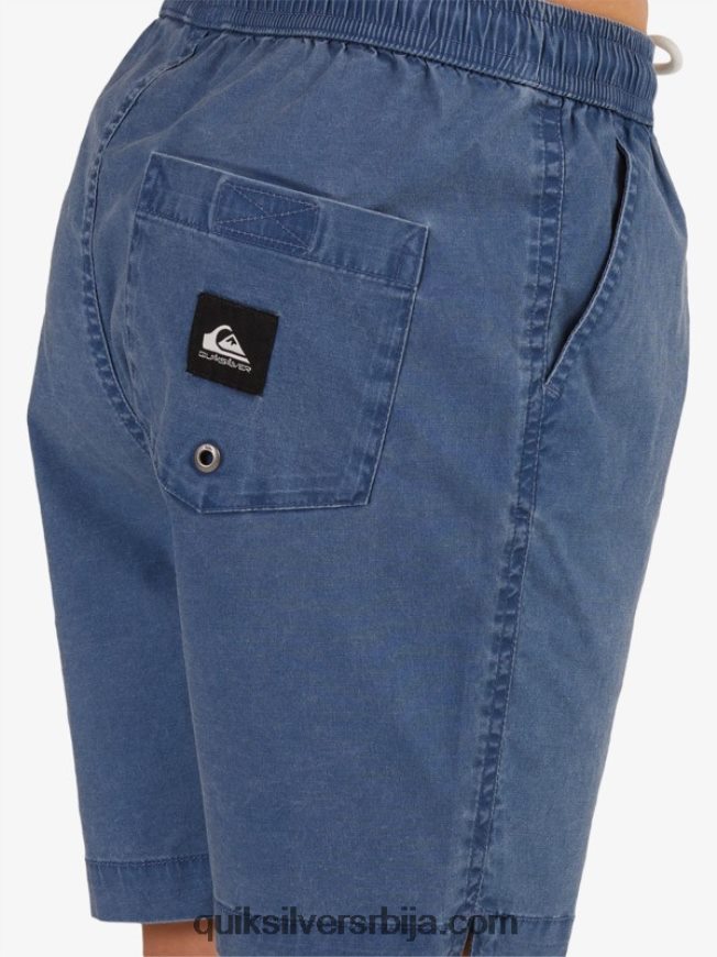 децаци Quiksilver 8-16 таксер 15 шортс са еластичним струком инсигниа блуе Z824VN2083