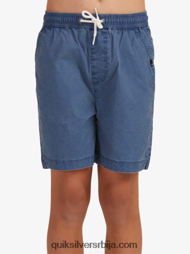 децаци Quiksilver 8-16 таксер 15 шортс са еластичним струком инсигниа блуе Z824VN2083