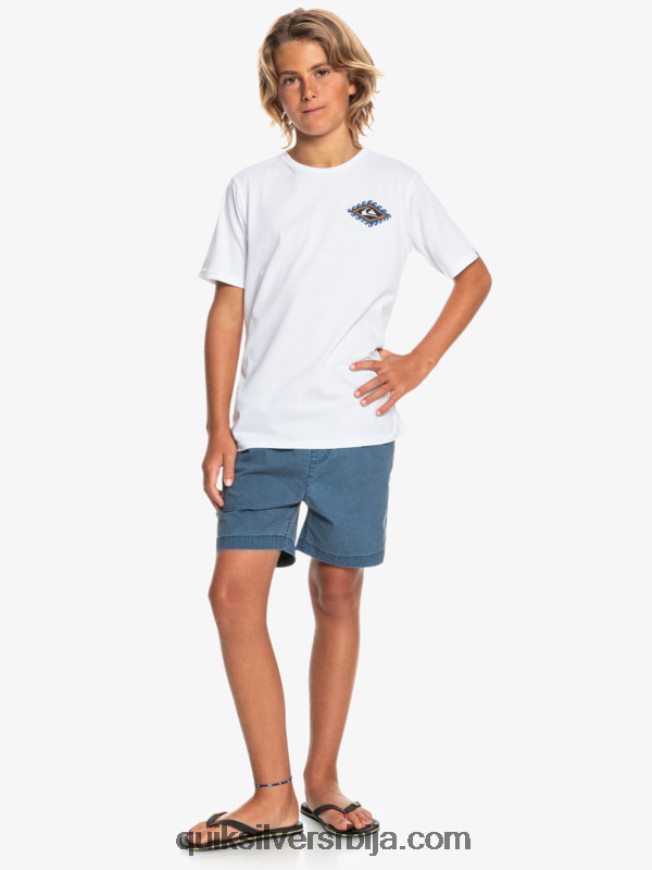 децаци Quiksilver 8-16 таксер 15 шортс са еластичним струком инсигниа блуе Z824VN2083
