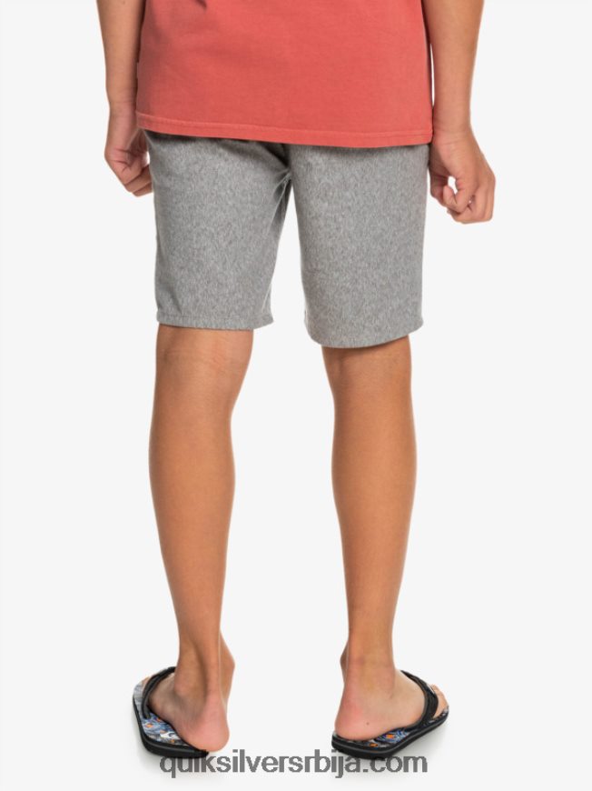 децаци Quiksilver 8-16 сваки дан 17 цхино шортс светлосиви вресак Z824VN2286