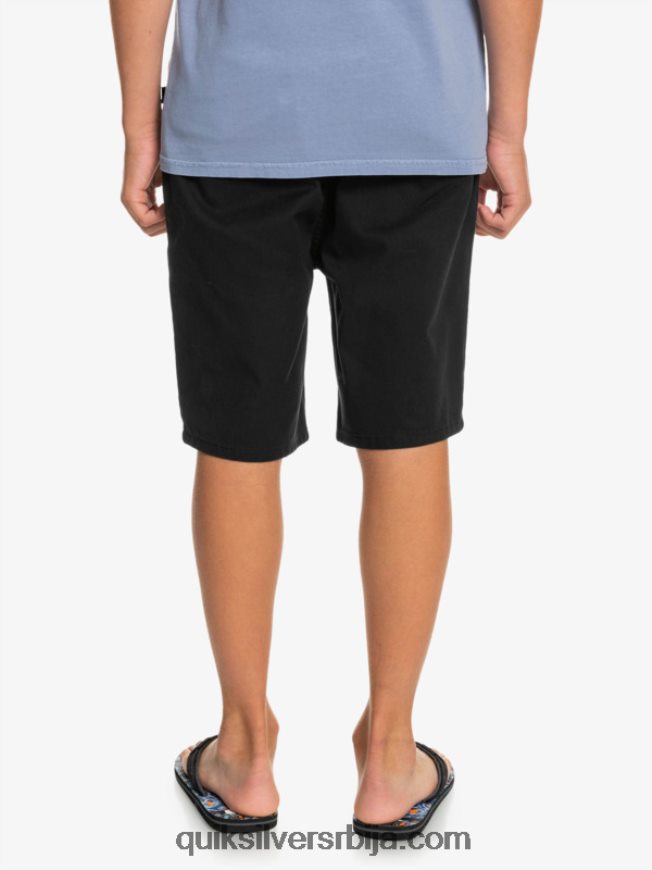 децаци Quiksilver 8-16 сваки дан 17 цхино шортс црн Z824VN2287