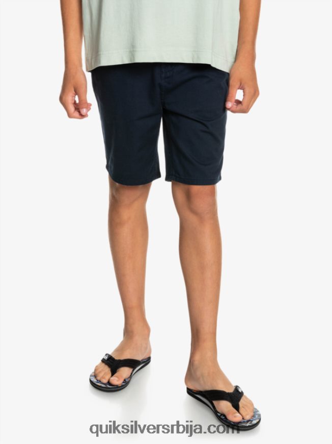 децаци Quiksilver 8-16 сваки дан 17 цхино шортс морнарски сако Z824VN2289