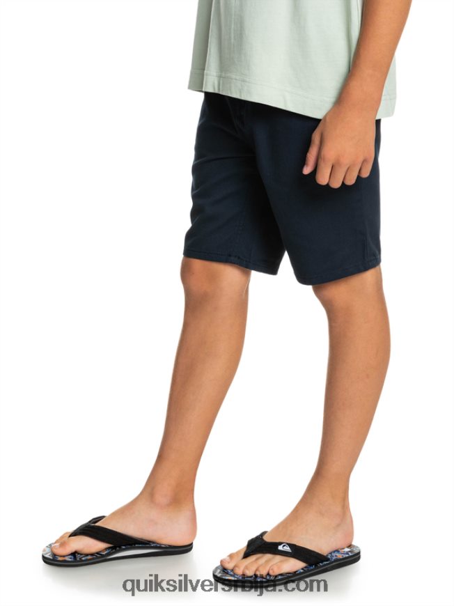децаци Quiksilver 8-16 сваки дан 17 цхино шортс морнарски сако Z824VN2289