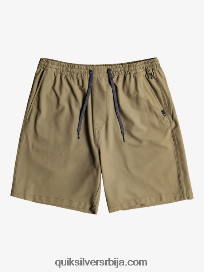 децаци Quiksilver 8-16 океански еластични ампх итх 18 хибридни шорц лист грожђа Z824VN2255