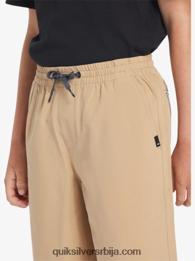децаци Quiksilver 8-16 океански еластични ампх итх 18 хибридни шорц плаге Z824VN2257