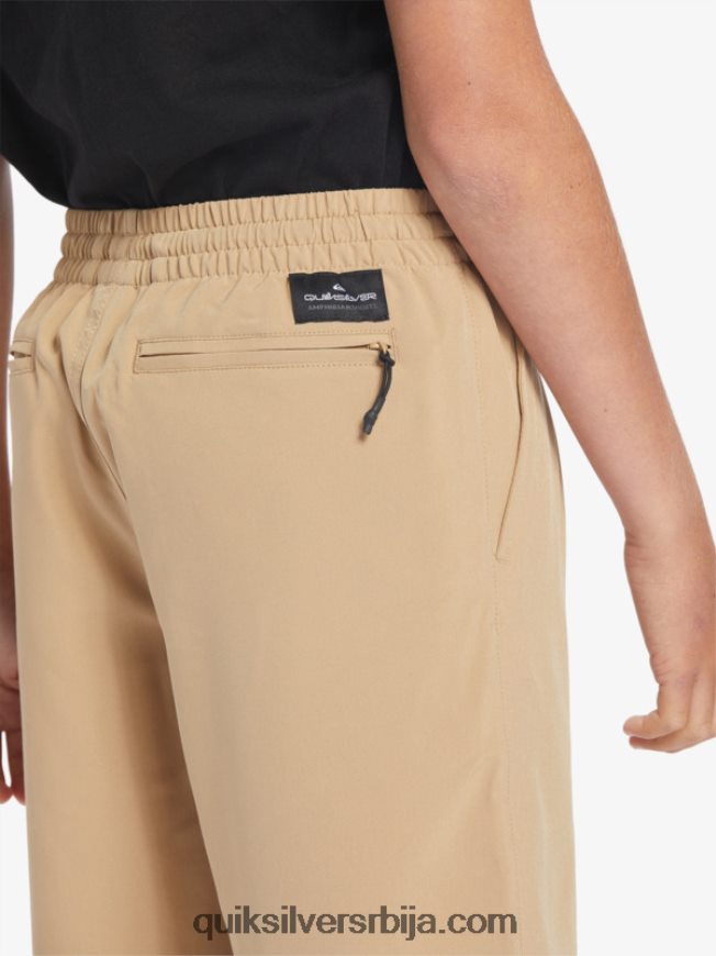 децаци Quiksilver 8-16 океански еластични ампх итх 18 хибридни шорц плаге Z824VN2257