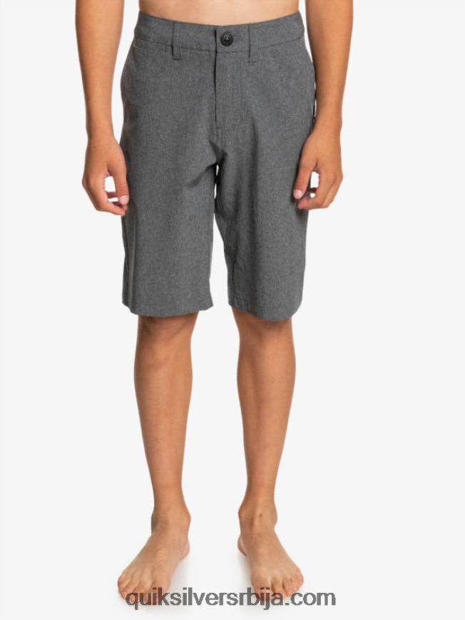 децаци Quiksilver 8-16 унион хеатхер ампхибиан 19 хибрид шорц црн Z824VN2313