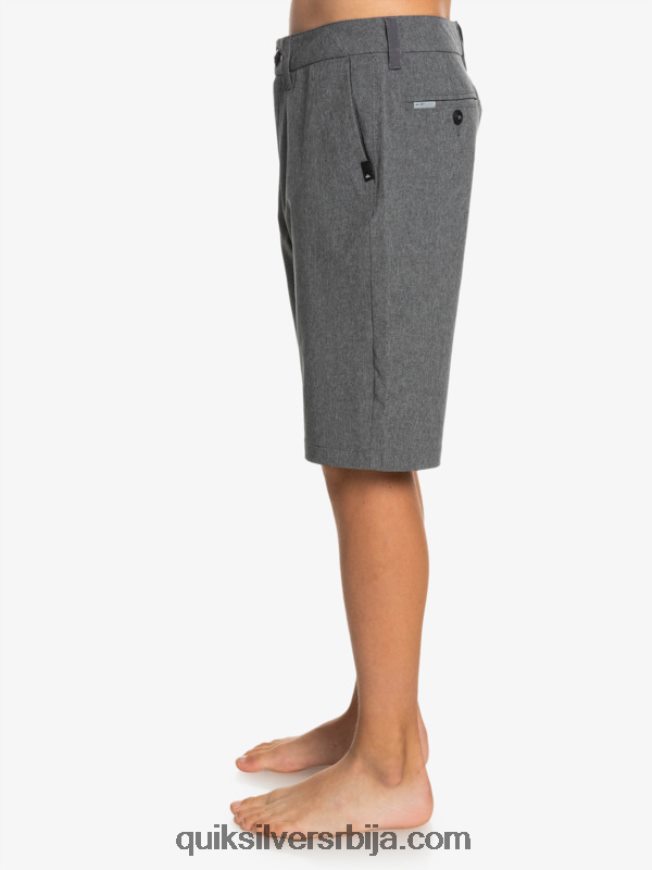 децаци Quiksilver 8-16 унион хеатхер ампхибиан 19 хибрид шорц црн Z824VN2313