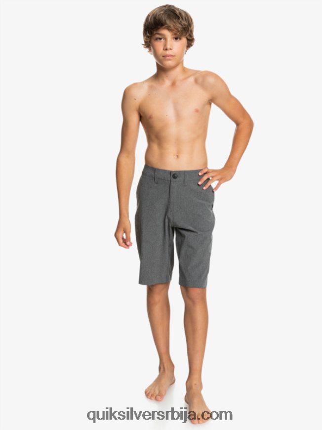 децаци Quiksilver 8-16 унион хеатхер ампхибиан 19 хибрид шорц црн Z824VN2313