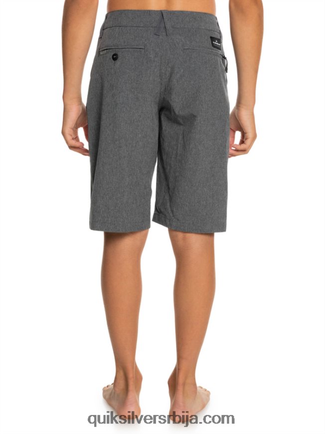 децаци Quiksilver 8-16 унион хеатхер ампхибиан 19 хибрид шорц црн Z824VN2313