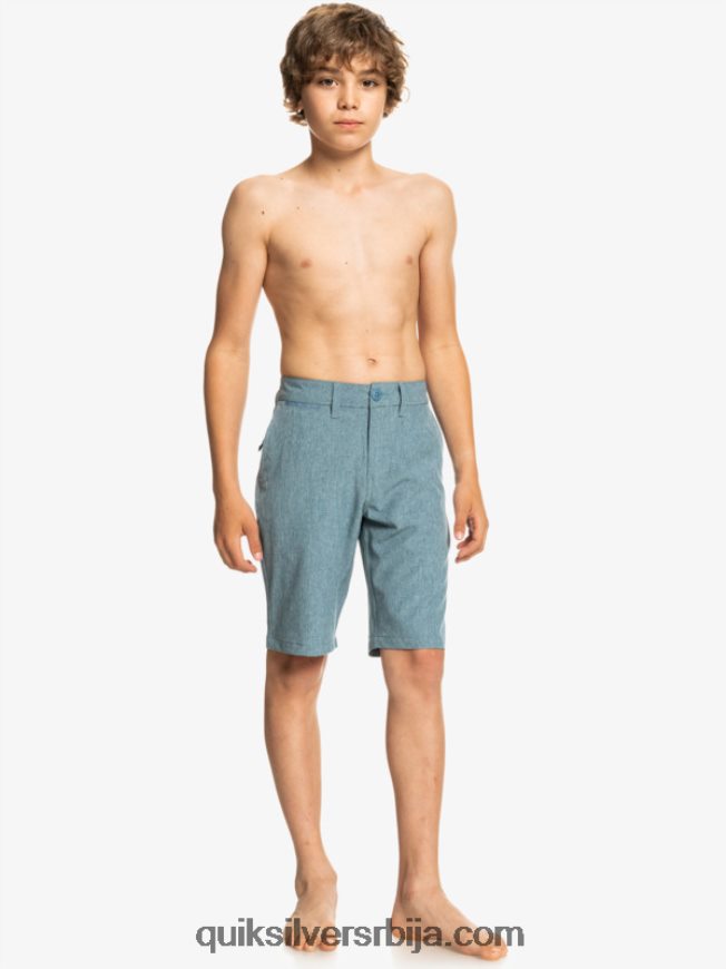 децаци Quiksilver 8-16 унион хеатхер ампхибиан 19 хибрид шорц капетани плави Z824VN2327