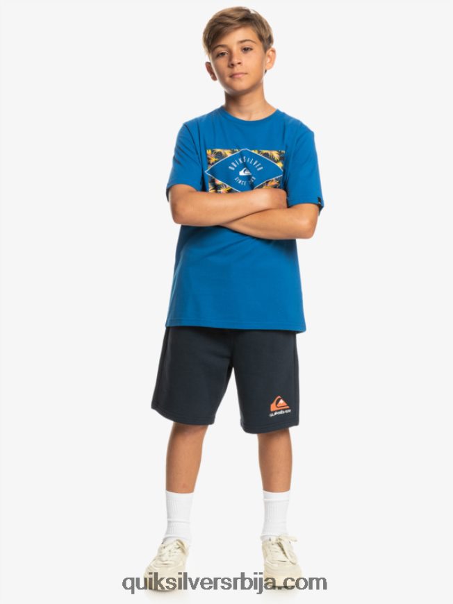 децаци Quiksilver 8-16 лаких дневних џогера морнарски сако Z824VN2069