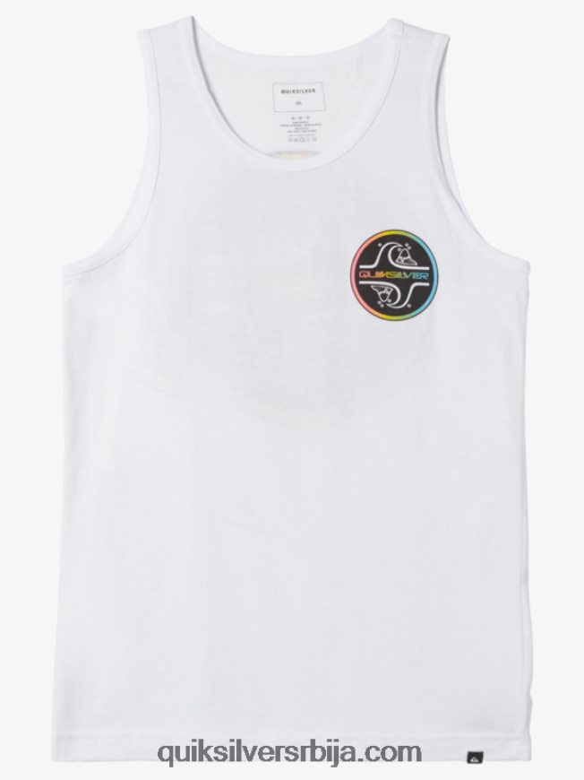 децаци Quiksilver Мајица са 8-16 језгара са мехурићима бео Z824VN2227