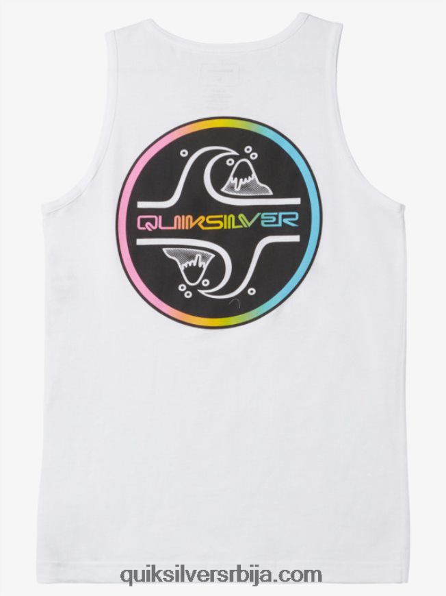 децаци Quiksilver Мајица са 8-16 језгара са мехурићима бео Z824VN2227