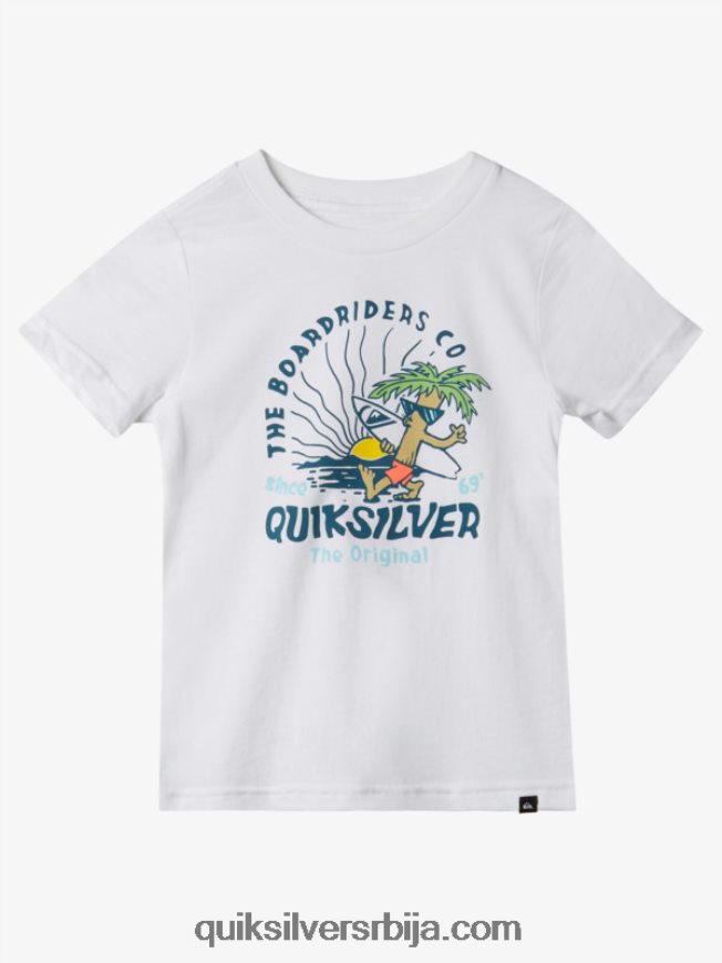 децаци Quiksilver 2-7 мајица мира бео Z824VN1937