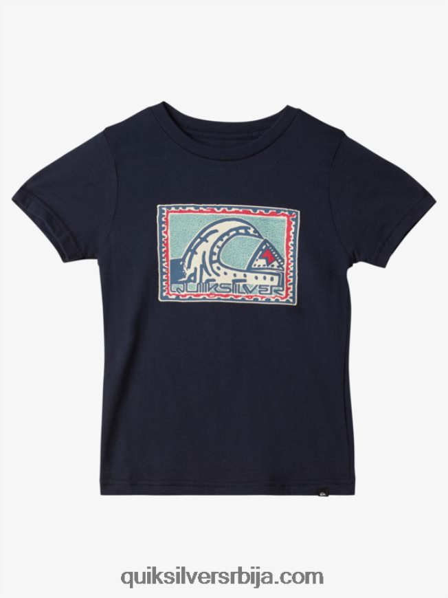 децаци Quiksilver 2-7 рад херитаге мајица морнарски сако Z824VN1959