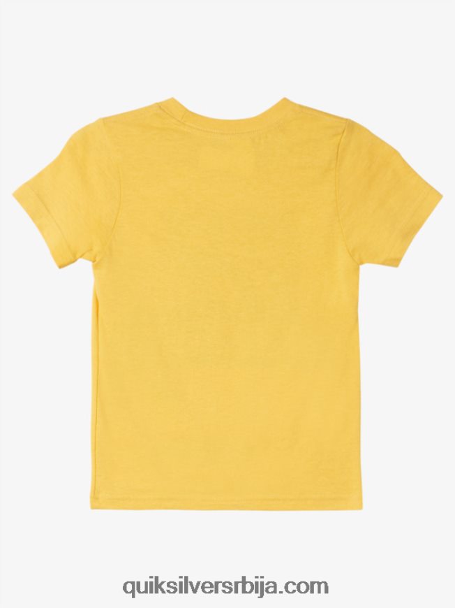 децаци Quiksilver Мајица од 2-7 поноћног сунца жуманце жуто Z824VN1964