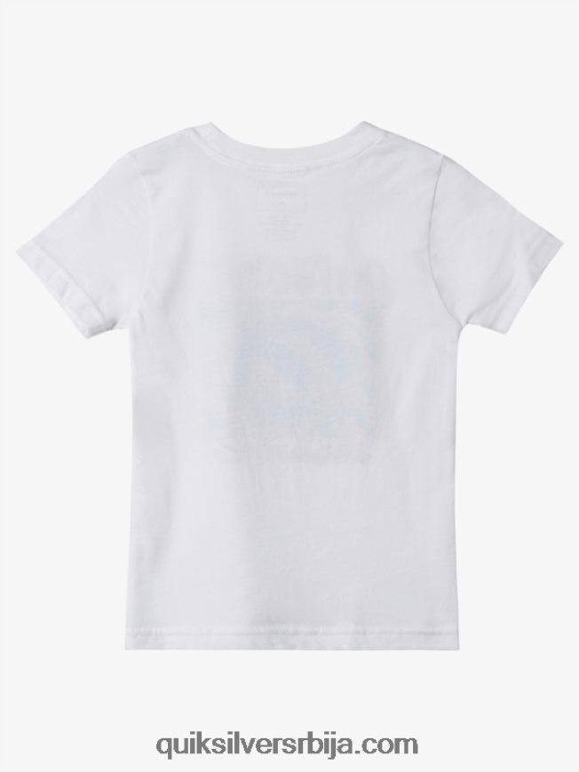 децаци Quiksilver Мајица од 2-7 поноћног сунца бео Z824VN1965