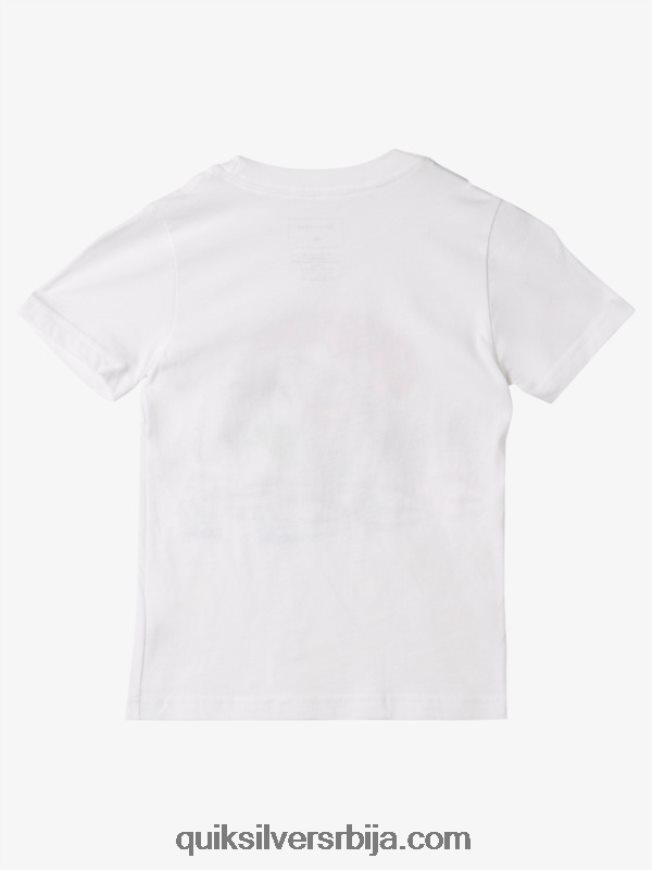 децаци Quiksilver 2-7 испрана мајица бео Z824VN1970