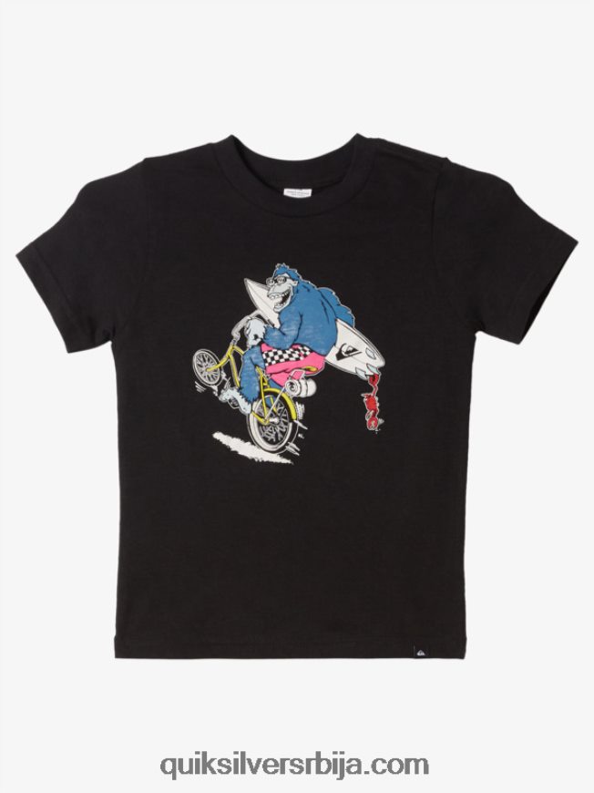 децаци Quiksilver Мајица са 2-7 точкова црн Z824VN1972