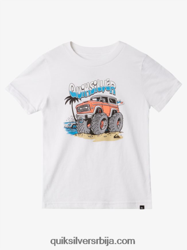 децаци Quiksilver 2-7 дупло паркирана мајица бео Z824VN1973