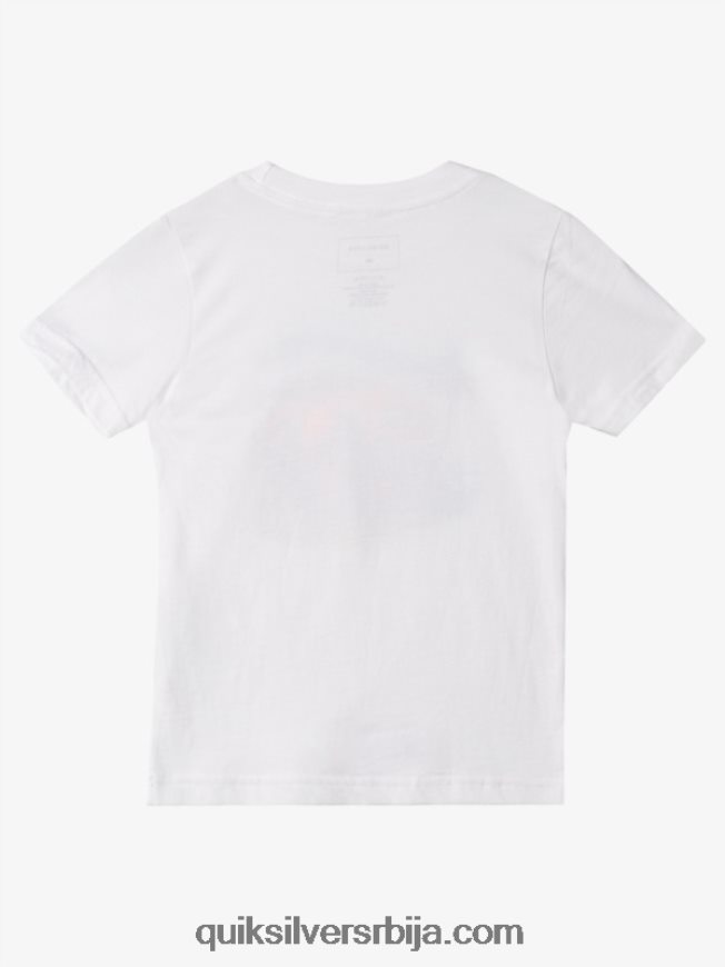 децаци Quiksilver 2-7 дупло паркирана мајица бео Z824VN1973