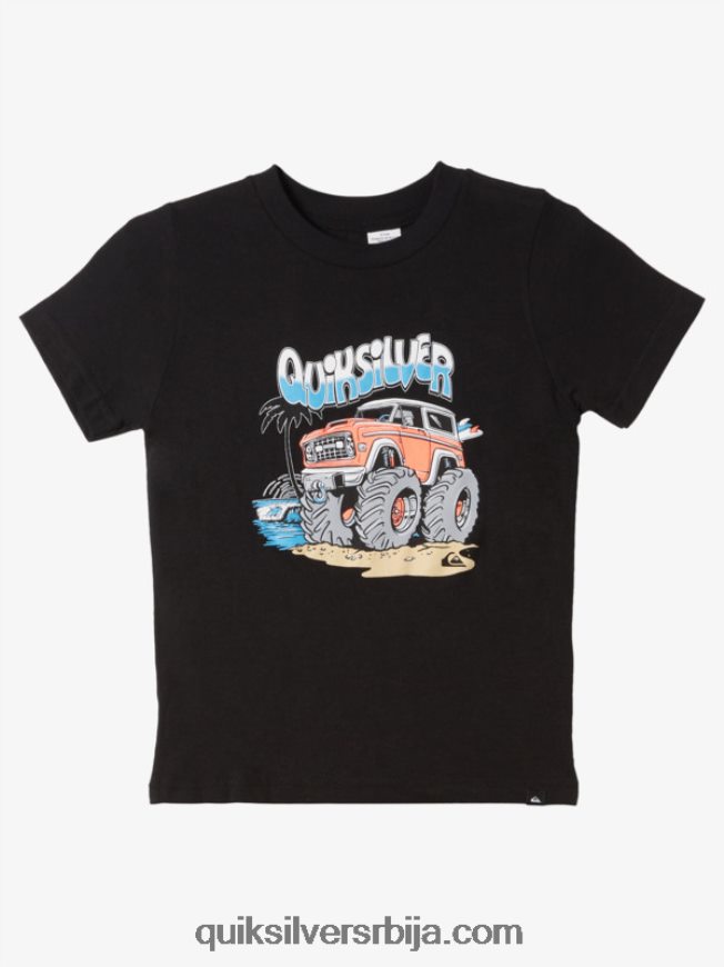 децаци Quiksilver 2-7 дупло паркирана мајица црн Z824VN1974