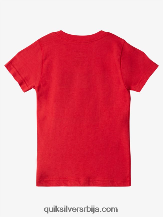 децаци Quiksilver 2-7 летња мајица високог ризика црвена Z824VN1976