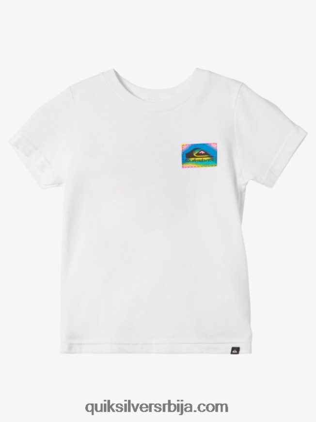 децаци Quiksilver 2-7 боја флов мајица бео Z824VN2094