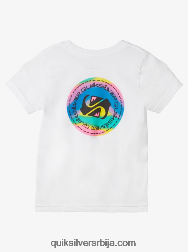 децаци Quiksilver 2-7 боја флов мајица бео Z824VN2094