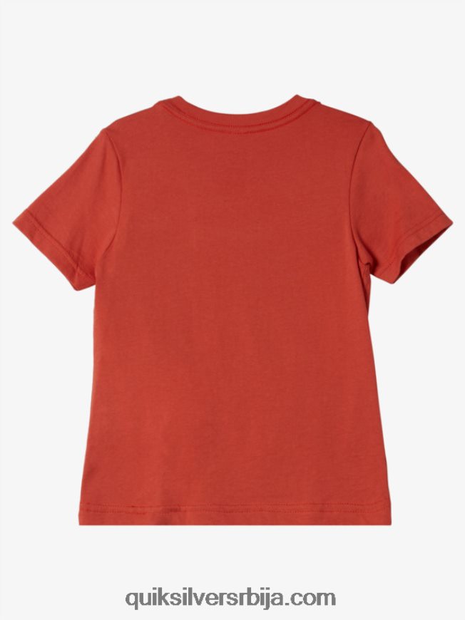 децаци Quiksilver 2-7 лагана тунелска мајица мека наранџаста Z824VN2128
