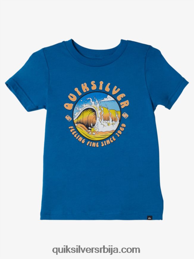 децаци Quiksilver 2-7 лагана тунелска мајица сноркел блуе Z824VN2129