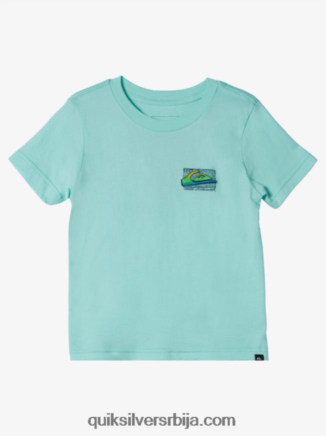 децаци Quiksilver 2-7 ретро фаде мајица стакло за плажу Z824VN2143