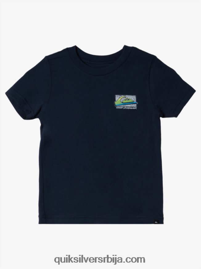 децаци Quiksilver 2-7 ретро фаде мајица морнарски сако Z824VN2144