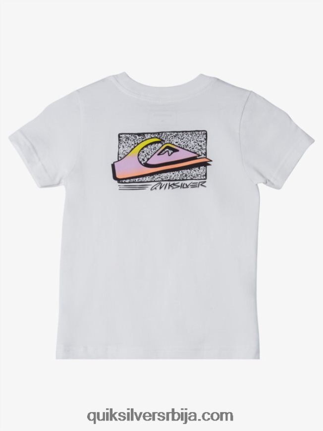 децаци Quiksilver 2-7 ретро фаде мајица бео Z824VN2145