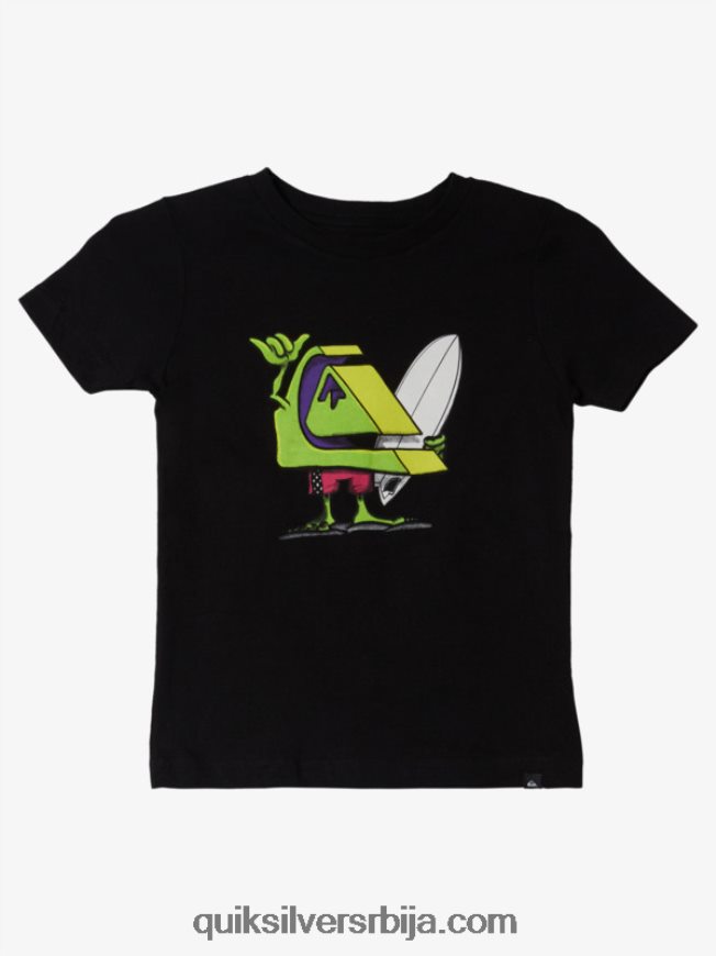 децаци Quiksilver Мајица 2-7 сурф будди црн Z824VN2159