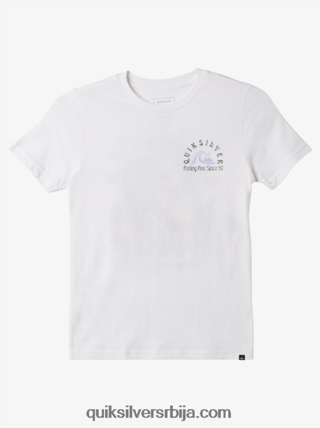 децаци Quiksilver 8-16 оригинална мајица буре бео Z824VN1939