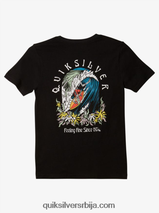 децаци Quiksilver 8-16 оригинална мајица буре црн Z824VN1940