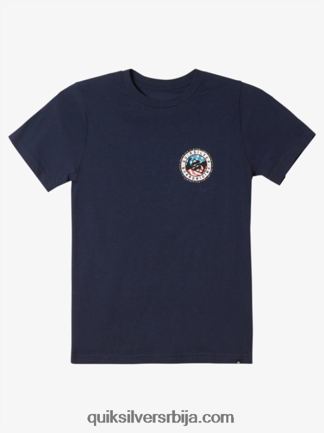 децаци Quiksilver 8-16 летња забавна мајица морнарски сако Z824VN1941