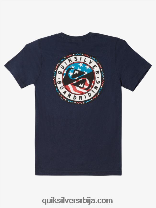 децаци Quiksilver 8-16 летња забавна мајица морнарски сако Z824VN1941