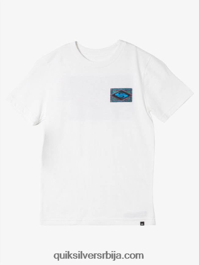 децаци Quiksilver 8-16 вибинг мајица бео Z824VN1943