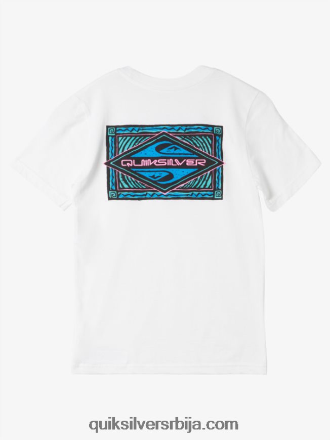 децаци Quiksilver 8-16 вибинг мајица бео Z824VN1943