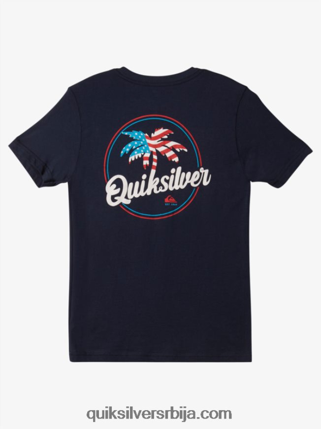децаци Quiksilver 8-16 палм бреези мајица морнарски сако Z824VN1957
