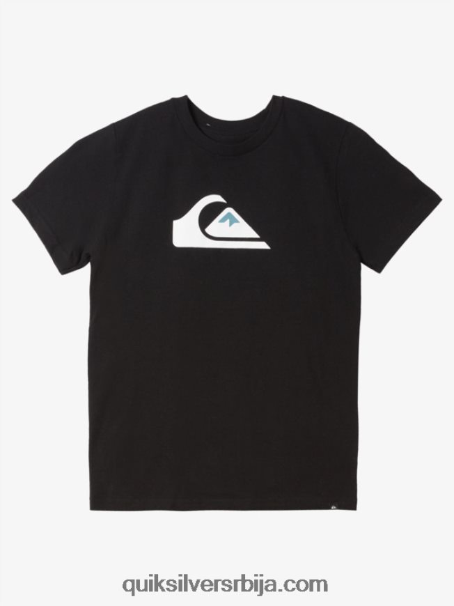 децаци Quiksilver 8-16 цомп лого мајица црн Z824VN1961