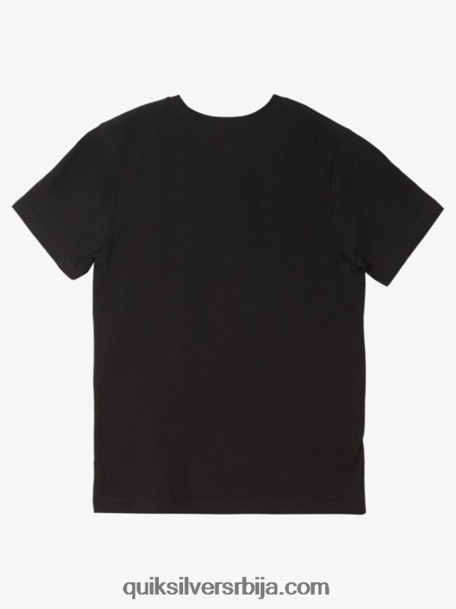 децаци Quiksilver 8-16 цомп лого мајица црн Z824VN1961