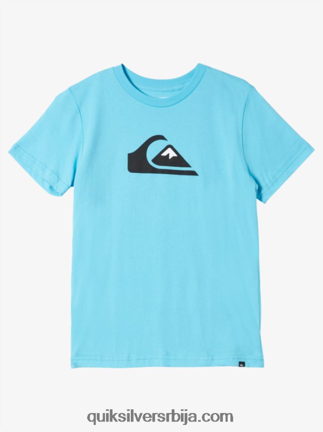 децаци Quiksilver 8-16 цомп лого мајица река плава Z824VN1962