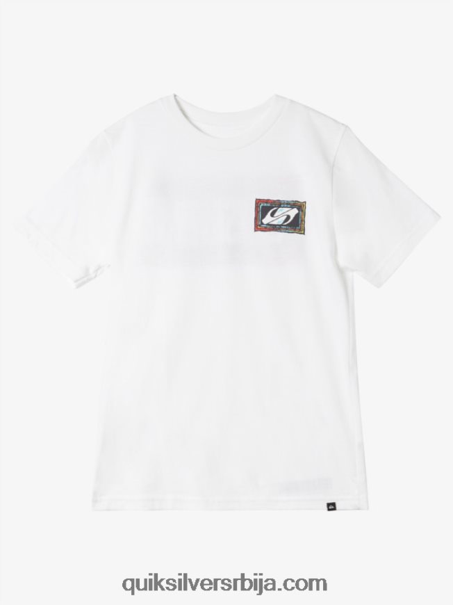 децаци Quiksilver 8-16 ецхо беат мајица бео Z824VN1980