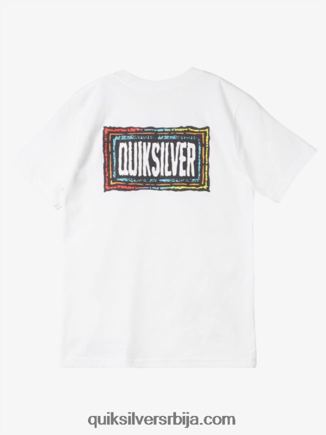 децаци Quiksilver 8-16 ецхо беат мајица бео Z824VN1980