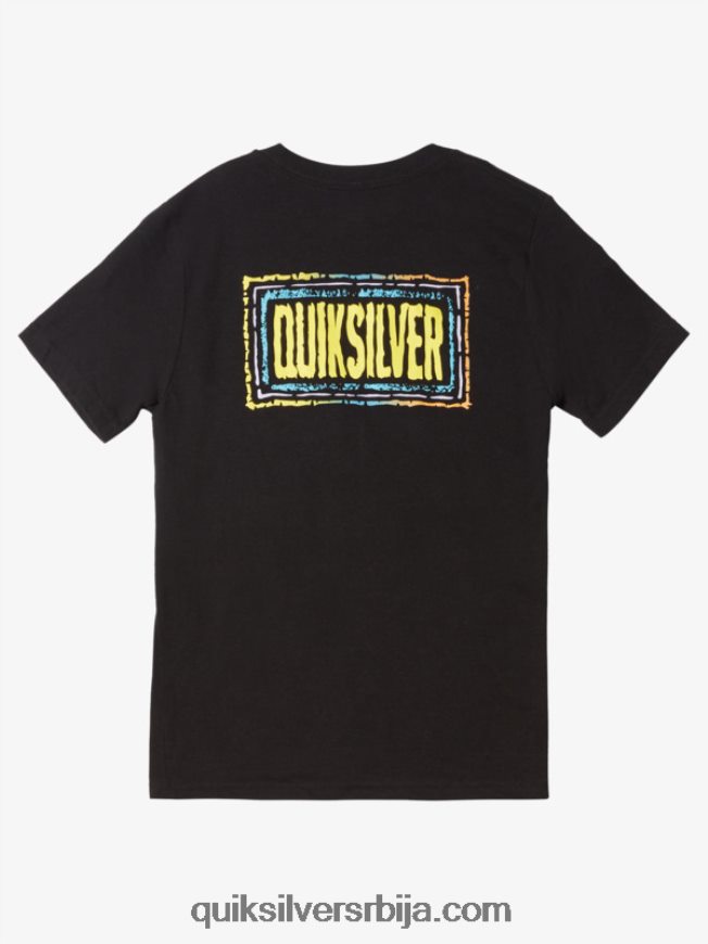 децаци Quiksilver 8-16 ецхо беат мајица црн Z824VN1981