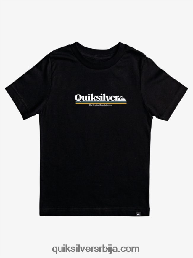 децаци Quiksilver 8-16 мајица између линија црн Z824VN2091